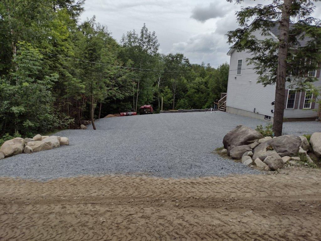 Ledge pack driveway
